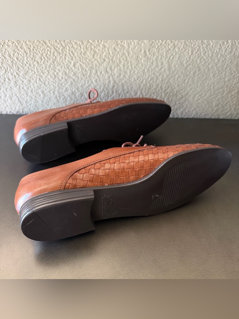 Woven leather oxfords - Picture 5 of 8